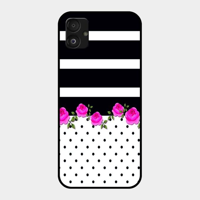 Elegant Rose Parad Glass Case Cover For Samsung Galaxy F14 5G