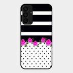 Elegant Rose Parad Glass Case Cover For Samsung Galaxy F15 5G