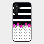 Elegant Rose Parad Glass Case Cover For Samsung Galaxy F16 5G