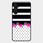 Elegant Rose Parad Glass Case Cover For Samsung Galaxy M54 5G