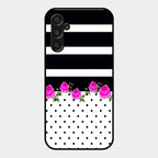 Elegant Rose Parad Glass Case Cover For Samsung Galaxy M34 5G