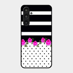 Elegant Rose Parad Glass Case Cover For Samsung Galaxy M35 5G