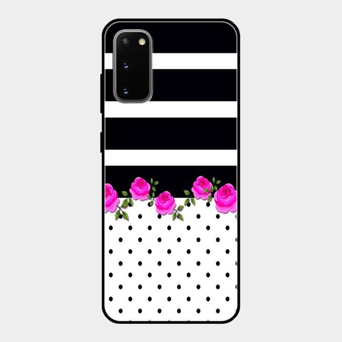 Elegant Rose Parad Glass Case Cover For Samsung Galaxy S20