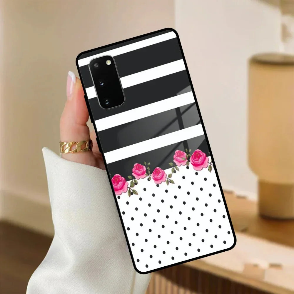 Elegant Rose Parad Glass Case Cover For Samsung - ShopOnCliQ