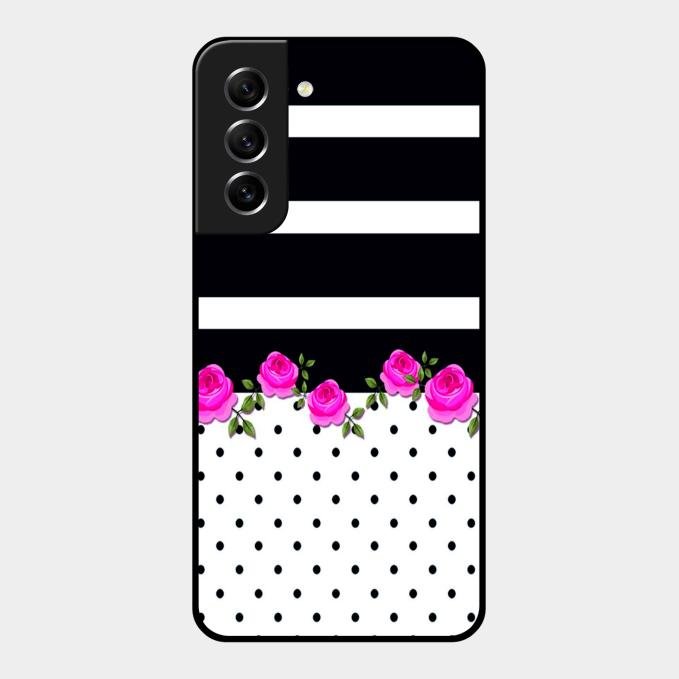 Elegant Rose Parad Glass Case Cover For Samsung Galaxy S21 Fe 5G