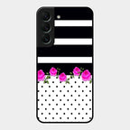Elegant Rose Parad Glass Case Cover For Samsung Galaxy S22 5G