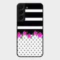 Elegant Rose Parad Glass Case Cover For Samsung Galaxy S22 Plus 5G