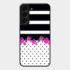 Elegant Rose Parad Glass Case Cover For Samsung Galaxy S22 Plus 5G
