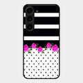 Elegant Rose Parad Glass Case Cover For Samsung Galaxy S23 5G