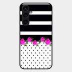 Elegant Rose Parad Glass Case Cover For Samsung Galaxy S23 Fe 5G
