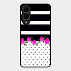 Elegant Rose Parad Glass Case Cover For Samsung Galaxy S25 Edge 5G