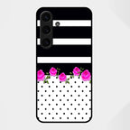 Elegant Rose Parad Glass Case Cover For Samsung Galaxy S25 FE 5G
