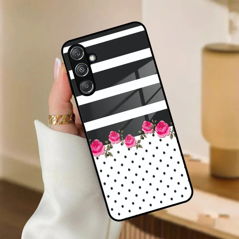 Elegant Rose Parad Glass Case Cover For Samsung - ShopOnCliQ