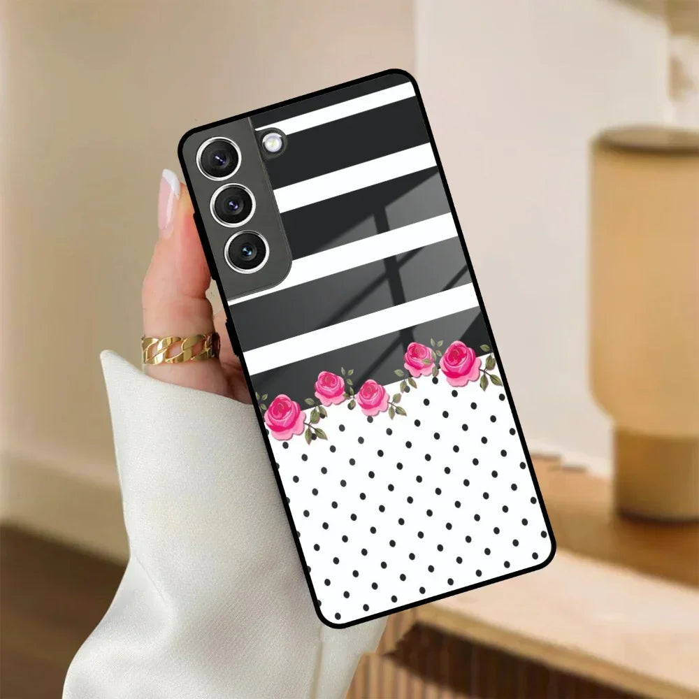 Elegant Rose Parad Glass Case Cover For Samsung - ShopOnCliQ