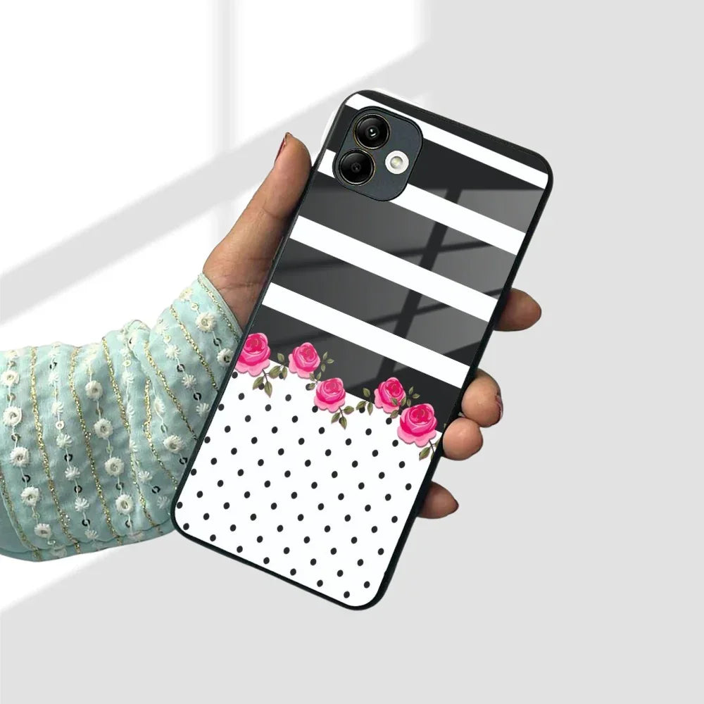 Elegant Rose Parad Glass Case Cover For Samsung - ShopOnCliQ