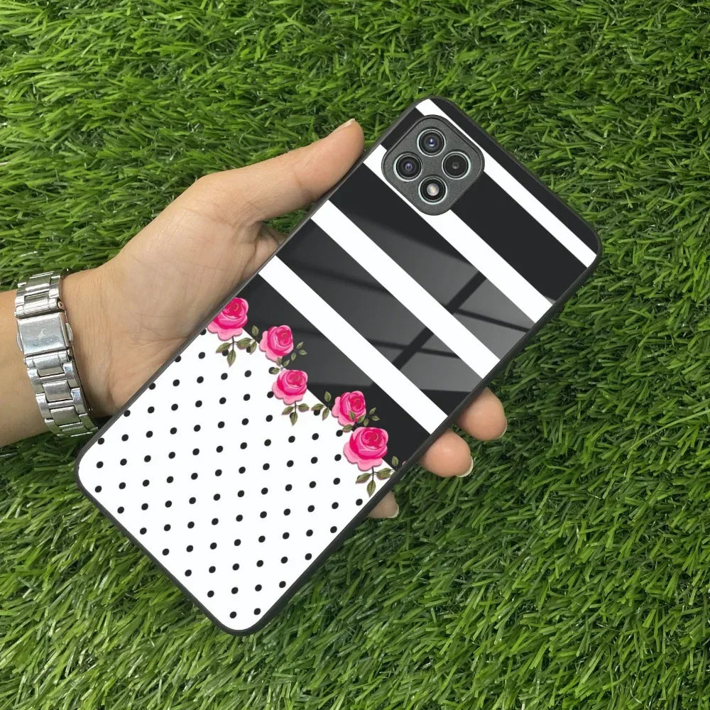Elegant Rose Parad Glass Case Cover For Samsung - ShopOnCliQ