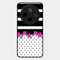 Elegant Rose Parad Glass Case Cover For Vivo T4 5G
