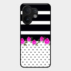 Elegant Rose Parad Glass Case Cover For Vivo T4 Pro 5G