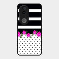 Elegant Rose Parad Glass Case Cover For Vivo T4R 5G