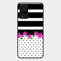 Elegant Rose Parad Glass Case Cover For Vivo V21 5G