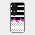 Elegant Rose Parad Glass Case Cover For Vivo V40E 5G