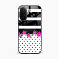 Elegant Rose Parad Glass Case Cover For Vivo V60e 5G