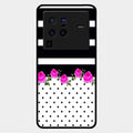 Elegant Rose Parad Glass Case Cover For Vivo X80 Pro 5G