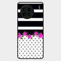 Elegant Rose Parad Glass Case Cover For Vivo X90 5G