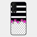 Elegant Rose Parad Glass Case Cover For Vivo Y17S