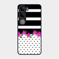 Elegant Rose Parad Glass Case Cover For Vivo Y300 5G