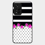 Elegant Rose Parad Glass Case Cover For Xiaomi 11I 5G