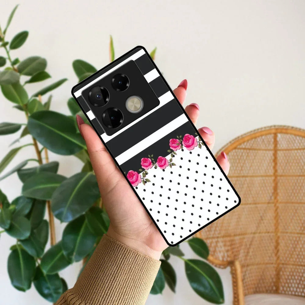 Elegant Rose Parad Glossy Metal Case Cover For Infinix - ShopOnCliQ