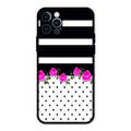 Elegant Rose Parad Glossy Metal Case Cover For iPhone 12 Pro Max