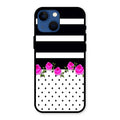 Elegant Rose Parad Glossy Metal Case Cover For iPhone 13 mini