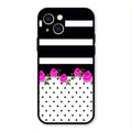 Elegant Rose Parad Glossy Metal Case Cover For iPhone 13