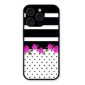 Elegant Rose Parad Glossy Metal Case Cover For iPhone 15 Pro Max