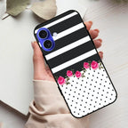 Elegant Rose Parad Glossy Metal Case Cover For iPhone - ShopOnCliQ