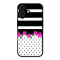 Elegant Rose Parad Glossy Metal Case Cover For iPhone 16