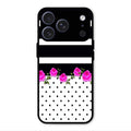 Elegant Rose Parad Glossy Metal Case Cover For iPhone 17 Pro