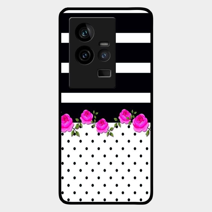 Elegant Rose Parad Glossy Metal Case Cover For Iqoo 11 5G