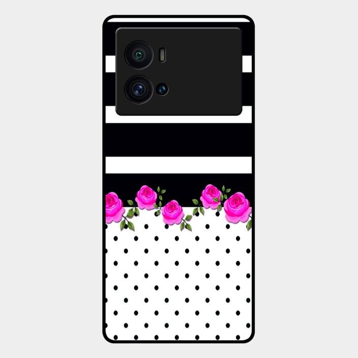 Elegant Rose Parad Glossy Metal Case Cover For Iqoo 9 Pro 5G