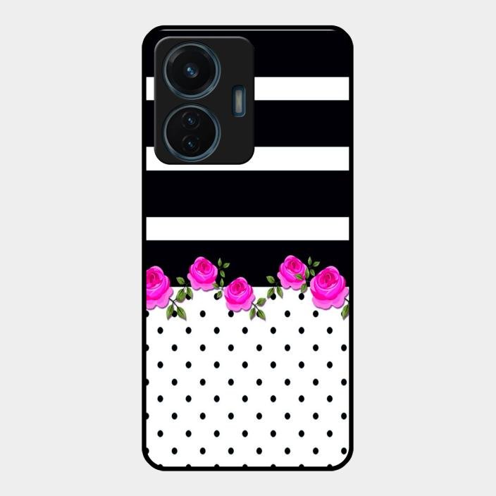 Elegant Rose Parad Glossy Metal Case Cover For Iqoo Z6 44W