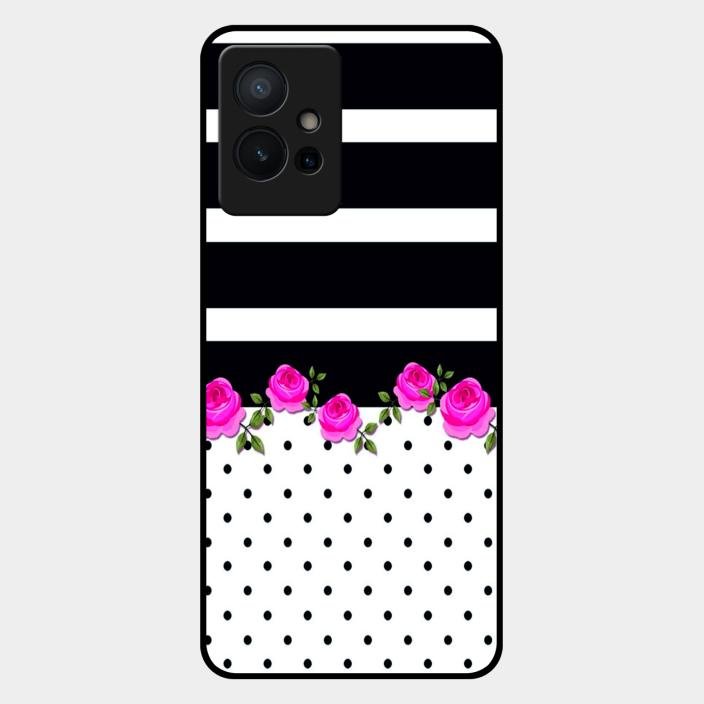 Elegant Rose Parad Glossy Metal Case Cover For Iqoo Z6 5G