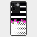 Elegant Rose Parad Glossy Metal Case Cover For Iqoo Z7 Pro 5G