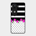 Elegant Rose Parad Glossy Metal Case Cover For Iqoo Z9S 5G