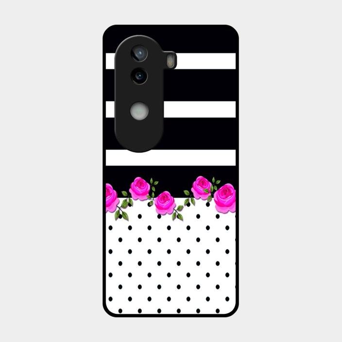 Elegant Rose Parad Glossy Metal Case Cover For Iqoo Z9S 5G