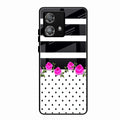 Elegant Rose Parad Glossy Metal Case Cover For Motorola Edge 40 5G