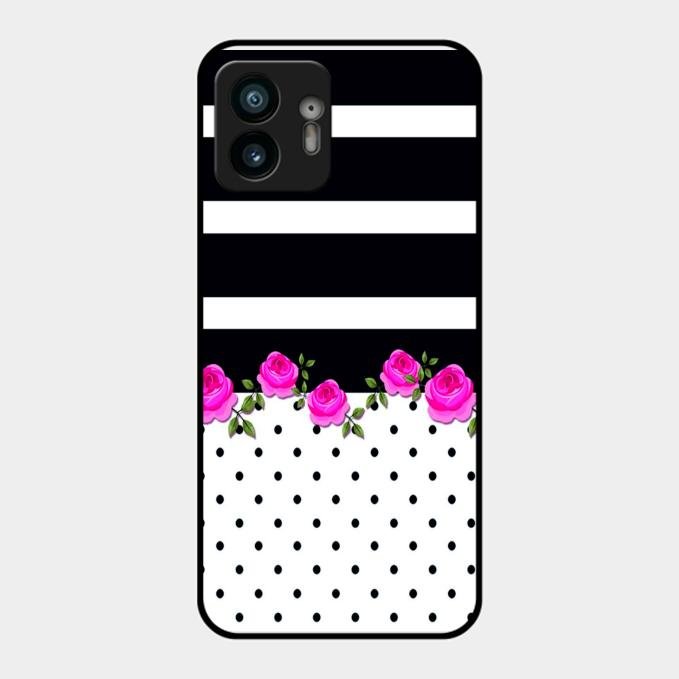 Elegant Rose Parad Glossy Metal Case Cover For Nothing Phone 2