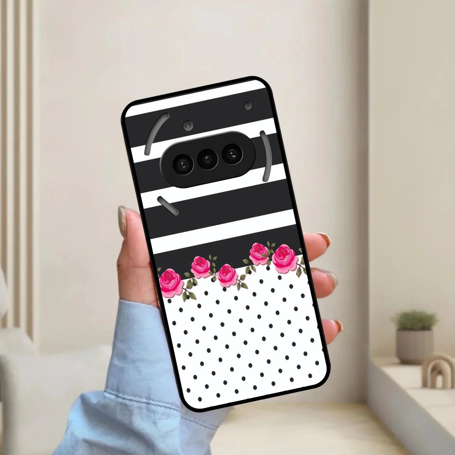 Elegant Rose Parad Glossy Metal Case Cover For Nothing - ShopOnCliQ