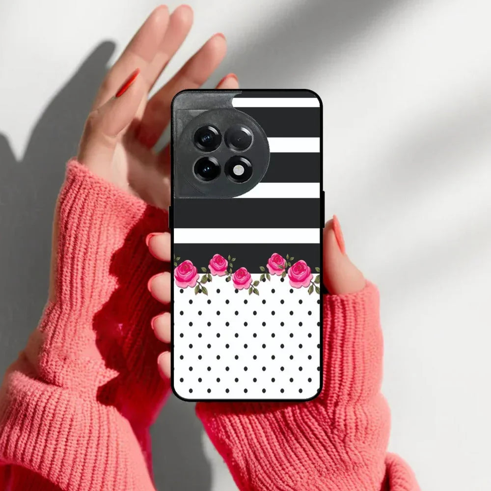 Elegant Rose Parad Glossy Metal Case Cover For OnePlus - ShopOnCliQ